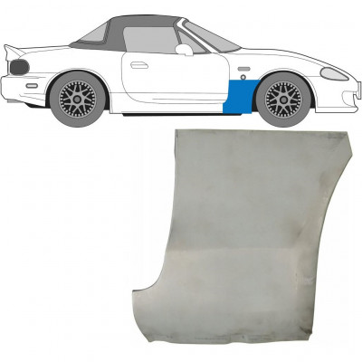 Reparaturni lim prednjeg blatobrana za Mazda MX-5 1998-2005 / Desno 6699