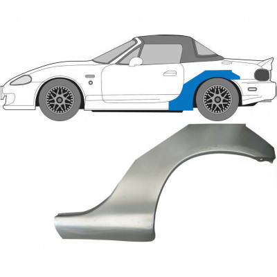 Reparaturni lim stražnjeg blatobrana za Mazda MX-5 1998-2005 NB / Lijevo 8032