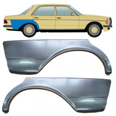 Reparaturni lim stražnjeg blatobrana za Mercedes W123 1975-1985 / Lijevo+Desno / Set 9300