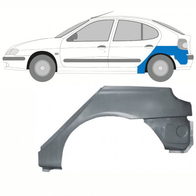 Reparaturni lim stražnjeg blatobrana za Renault Megane 1995-2003 / Lijevo 8395