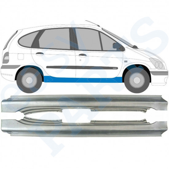 Lim praga za Renault Megane / Scenic 1995-2003 / Lijevo+Desno / Set 10117