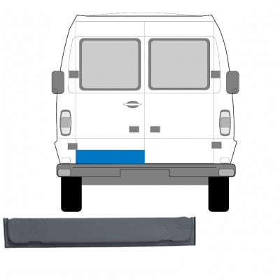 Mali unutarnji reparaturni lim stražnjih vrata za Mercedes T1 1977-1996 / Lijevo 8560