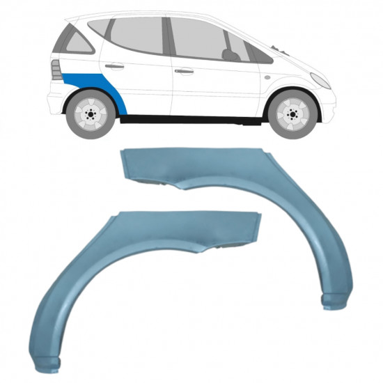 Reparaturni lim stražnjeg blatobrana za Mercedes A-class 1997-2004 / Lijevo+Desno / Set 10479