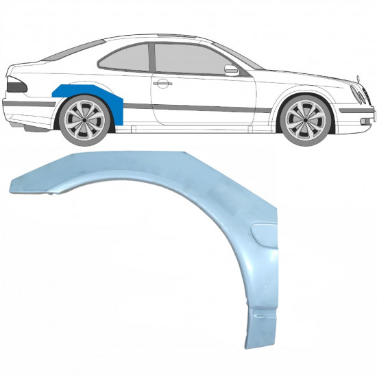 Reparaturni lim stražnjeg blatobrana za Mercedes CLK 1997-2003 / Desno 5932