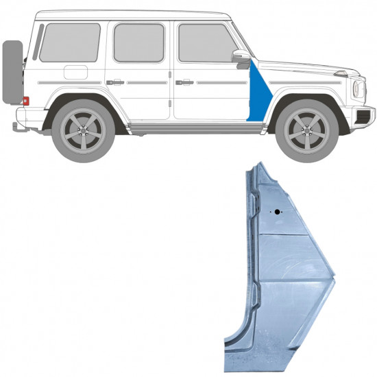 Reparaturni lim prednjeg blatobrana za Mercedes G-Class 1979- / Desno 5549