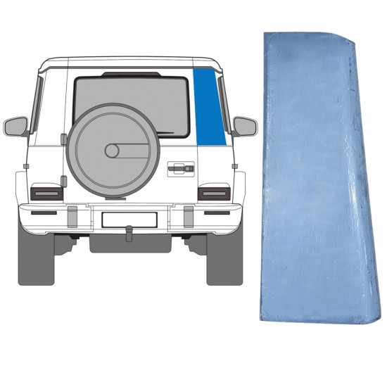 Reparaturni lim stražnjeg kuta za Mercedes G-Class 1979- / Desno 8909