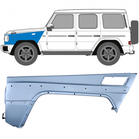 Prednji blatobran za Mercedes G-Class W463 1997- / Lijevo 6522