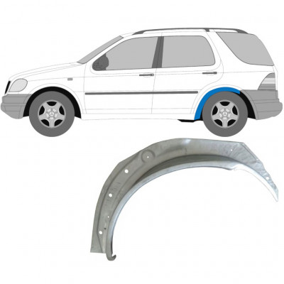 Unutarnji reparaturni lim stražnjeg blatobrana za Mercedes M-class 1998-2005 / Lijevo 5146