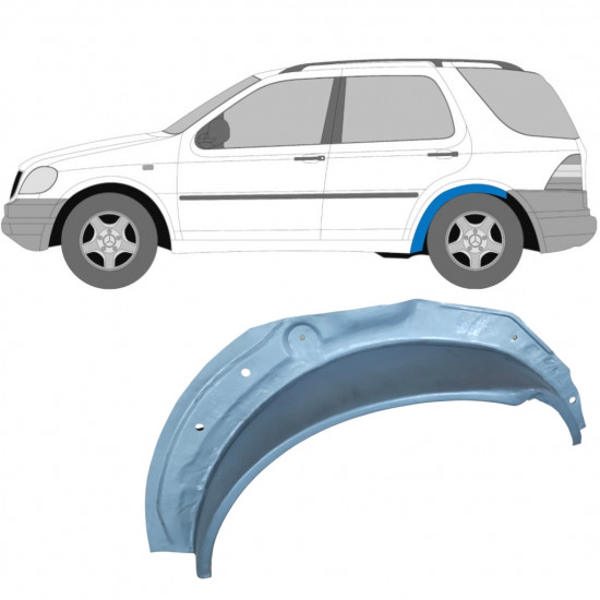 Unutarnji reparaturni lim stražnjeg blatobrana za Mercedes M-class 1998-2005 / Lijevo 5146