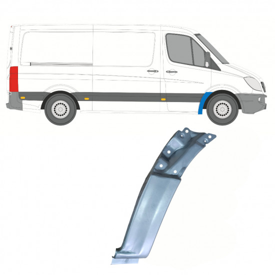 Reparaturni lim prednjeg blatobrana za Mercedes Sprinter 2006- / Desno 7414