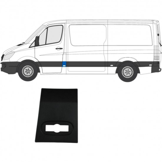 Prednja bočna letvica za Mercedes Sprinter 2006- / Lijevo 7224