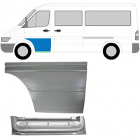 Unutarnji + vanjski reparaturni lim prednjih vrata za Mercedes Sprinter 1995-2006 / Lijevo / Set 9154