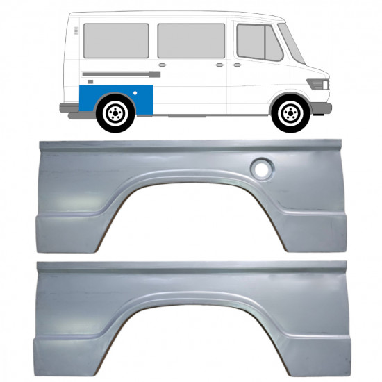 Reparaturni lim stražnjeg blatobrana za Mercedes T1 1977-1996 / Lijevo+Desno / Set 9560