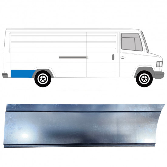 Reparaturni lim stražnjeg blatobrana za Mercedes T2 1986-1996 / Desno 8012