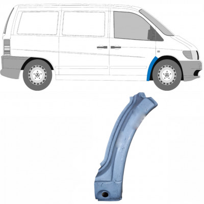 Reparaturni lim prednjeg blatobrana za Mercedes Vito 1996-2003 / Desno 8275