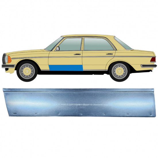 Reparaturni lim prednjih vrata za Mercedes W123 1975-1985 / Lijevo 6771