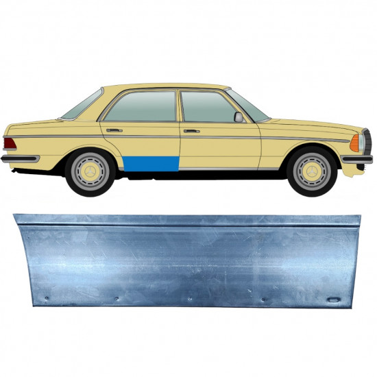 Reparaturni lim stražnjih vrata za Mercedes W123 1975-1985 / Desno 6772