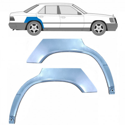 Reparaturni lim stražnjeg blatobrana za Mercedes W124 1984-1996 / Lijevo+Desno / Set 9160