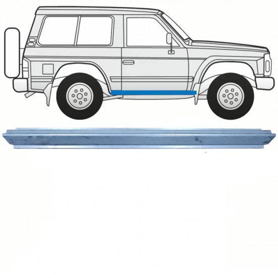 Lim praga za Nissan Patrol 1990-1997 / Lijeva = Desna (simetrična) 8597