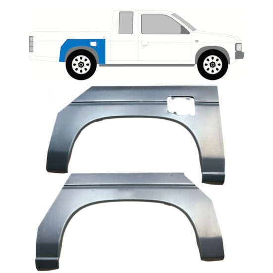 Reparaturni lim stražnjeg blatobrana za Nissan Pickup 1987-1997 / Lijevo+Desno / Set 9926