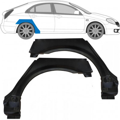 Reparaturni lim stražnjeg blatobrana za Nissan Primera 2001-2007 / Lijevo+Desno / Set 9637