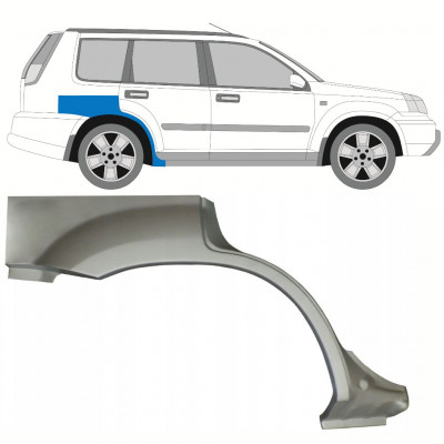 Reparaturni lim stražnjeg blatobrana za Nissan X-TRAIL 2001-2007 / Desno 10127