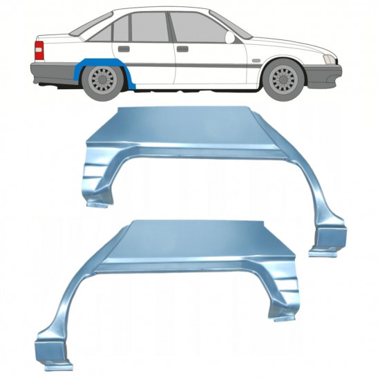 Reparaturni lim stražnjeg blatobrana za Opel Omega A 1986-1993 / Lijevo+Desno / Set 9803