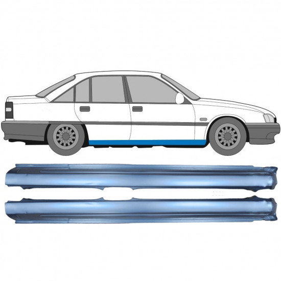 Lim praga za Opel Omega A 1986-1993 / Lijevo+Desno / Set 9782