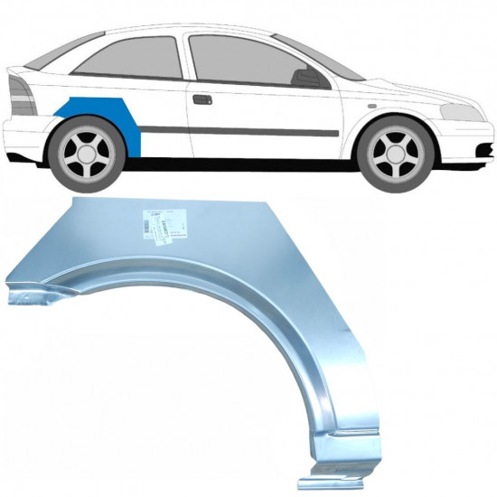 Reparaturni lim stražnjeg blatobrana za Opel Astra 1998-2009 / Desno 6858