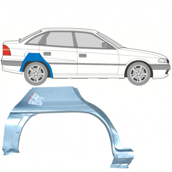 Reparaturni lim stražnjeg blatobrana za Opel Astra 1991-2002 / Desno / SEDAN 7263