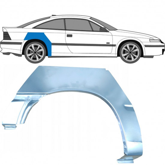 Reparaturni lim stražnjeg blatobrana za Opel Calibra 1990-1997 / Desno 6358