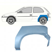 Reparaturni lim stražnjeg blatobrana za Opel Corsa B 1993-2001 / Lijevo 7254