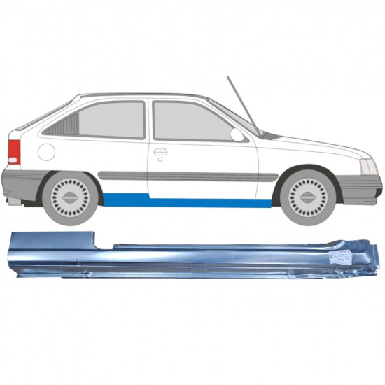 Lim praga za Opel Kadett 1984-1993 / Desno 6938