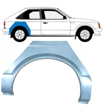 Reparaturni lim stražnjeg blatobrana za Opel Kadett D 1979-1984 / Desno 7902