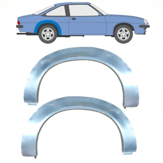 Reparaturni lim stražnjeg blatobrana za Opel Manta B 1975-1988 / Set 11079