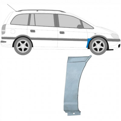 Reparaturni lim prednjeg blatobrana za Opel Zafira 1999-2005 / Desno 6094