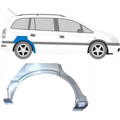 Reparaturni lim stražnjeg blatobrana za Opel Zafira 1999-2005 / Desno 6888