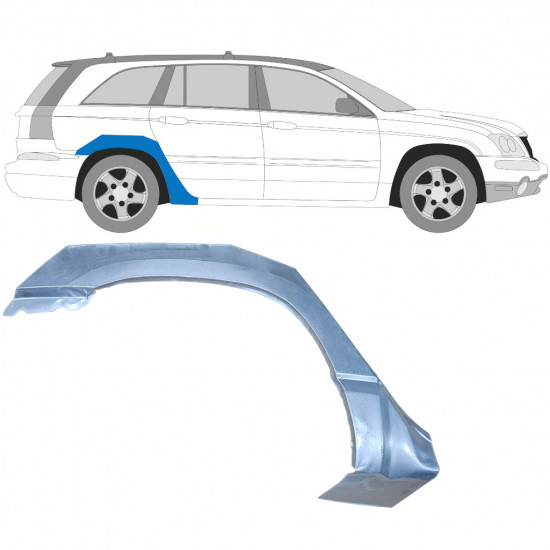 Reparaturni lim stražnjeg blatobrana za Chrysler Pacifica 2003-2007 / Desno 7669