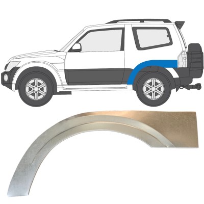 Reparaturni lim stražnjeg blatobrana za Mitsubishi Pajero 2006-2021 / Lijevo 14838