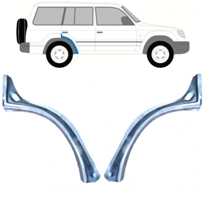 Reparaturni lim stražnjeg blatobrana za Mitsubishi Pajero 1991-1999 / Lijevo+Desno / Set 9773