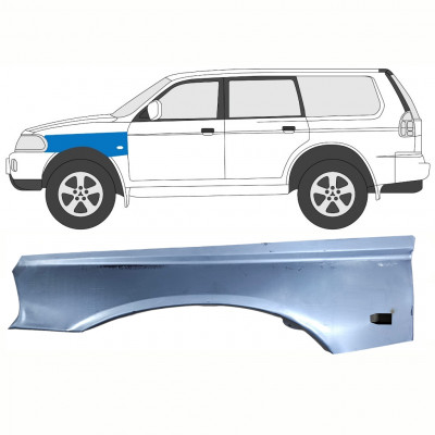 Reparaturni lim prednjeg blatobrana za Mitsubishi Pajero Sport 1996-2008 / Lijevo 8398