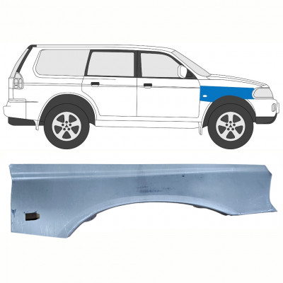 Reparaturni lim prednjeg blatobrana za Mitsubishi Pajero Sport 1996-2008 / Desno 8397