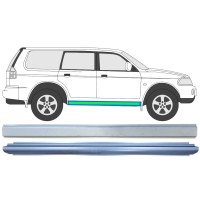 Unutarnji + vanjski lim praga za Mitsubishi Pajero Sport 1996-2008 / Lijeva = Desna (simetrična) / Set 14873