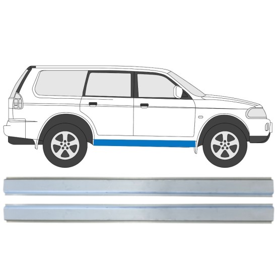 Unutarnji lim praga za Mitsubishi Pajero Sport 1996-2008 / Lijevo+Desno / Set 14872