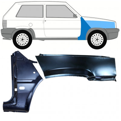 Reparaturni lim prednjeg blatobrana za Fiat Panda 1980-2002 / Desno / Set 11816