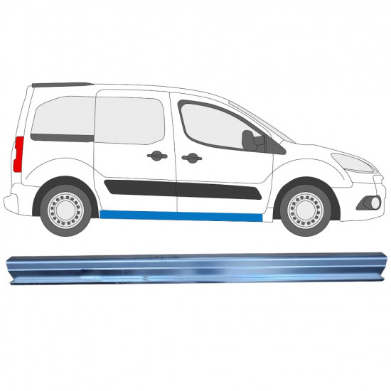 Lim praga kliznih vrata za Peugeot Partner C Berlingo 2008- / Desno 11296