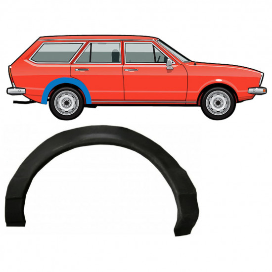 Reparaturni lim stražnjeg blatobrana za VW Passat B1 1973-1980 / Desno 10960