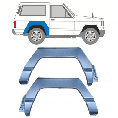 Reparaturni lim stražnjeg blatobrana za Nissan Patrol 1979-1993 / Lijevo+Desno / Set 10412