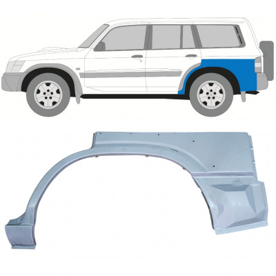 Reparaturni lim stražnjeg blatobrana za Nissan Patrol 1997-2009 / Lijevo 12758