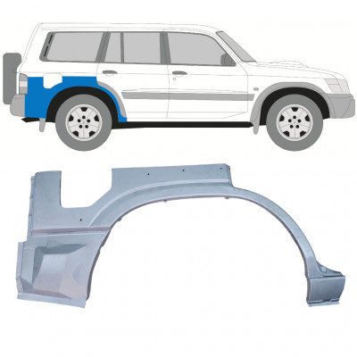 Reparaturni lim stražnjeg blatobrana za Nissan Patrol 1997-2009 / Desno 12757